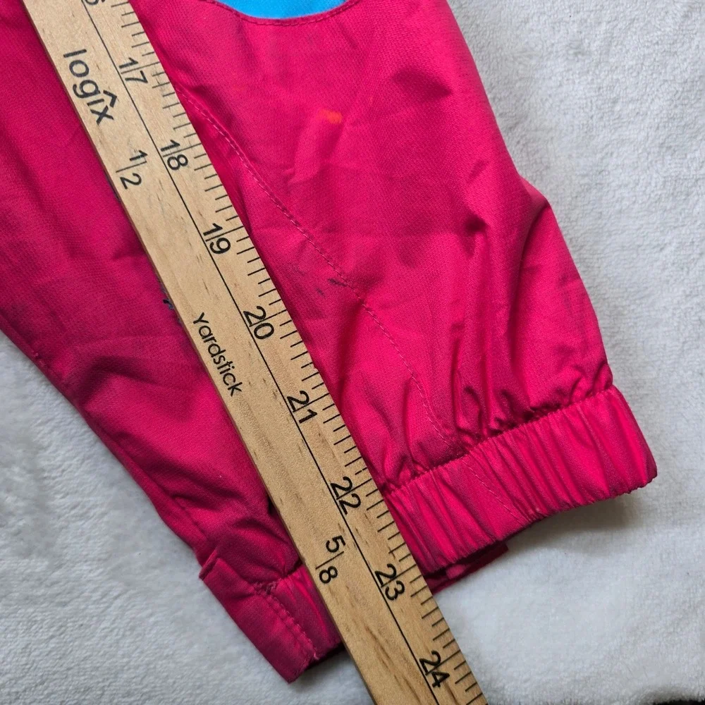 LLBean Systems Jacket Kids Girls‎ Large 14-16 Pink Blue Waterproof Hooded Ski